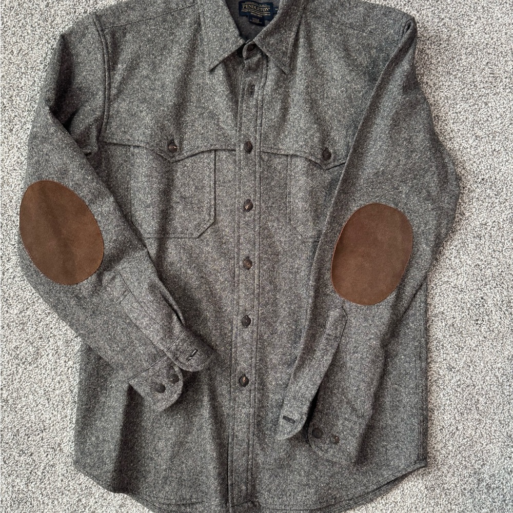 Pendleton Gray Button Down Weston Shirt - image 1